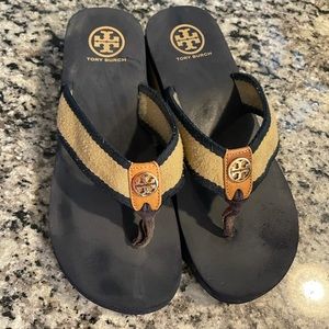 Tory Burch Wedge Flip Flops